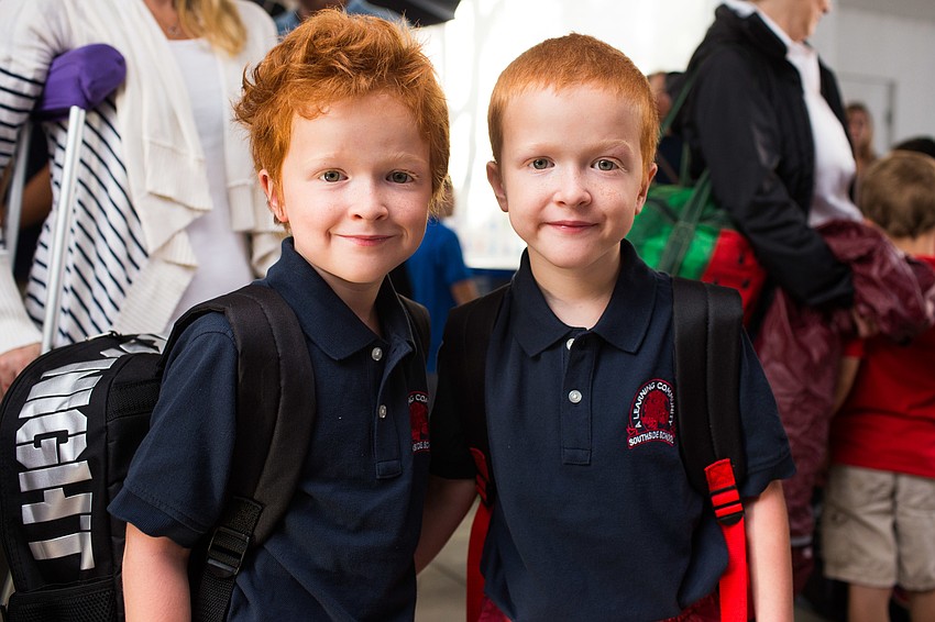 Langston and Kingston Kelley at Southside Elementary.