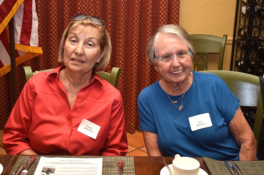 Ginny Johnson and Sue Johnson