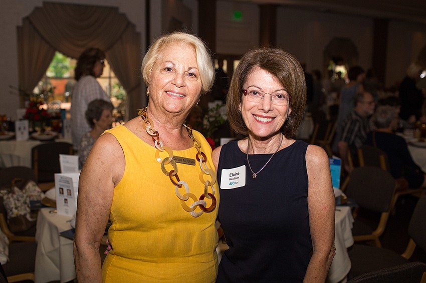 Carole Shaw and Elaine Kaufman