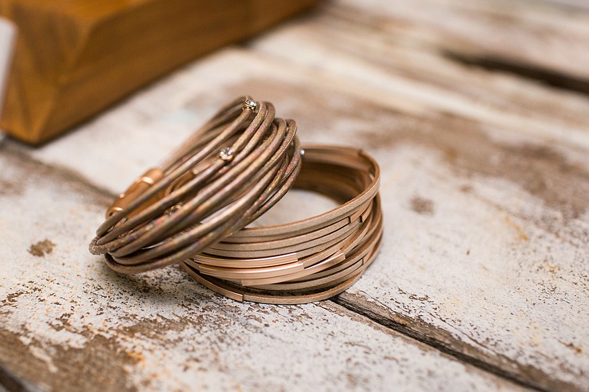 Philosophy & Vines, magnetic bracelets, $32