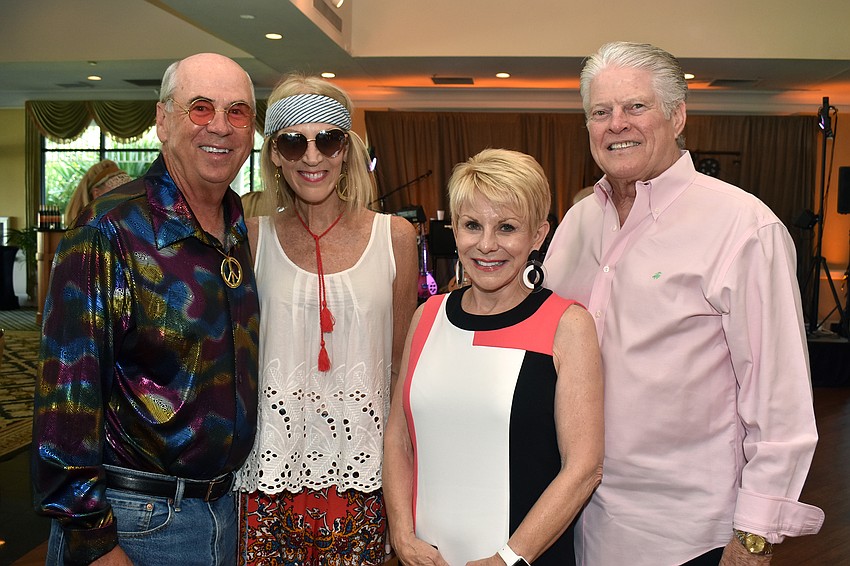 David Gallagher, Ellen Wells, Cynthia McCague and Dudley Carson