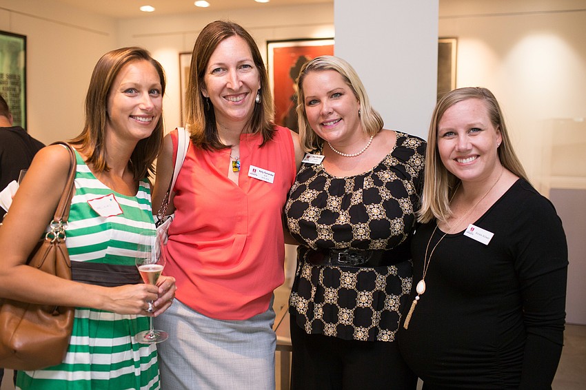 Charli Nimz, Kelly Fernandez, JLS President Amy Sankes and Michelle McSwain