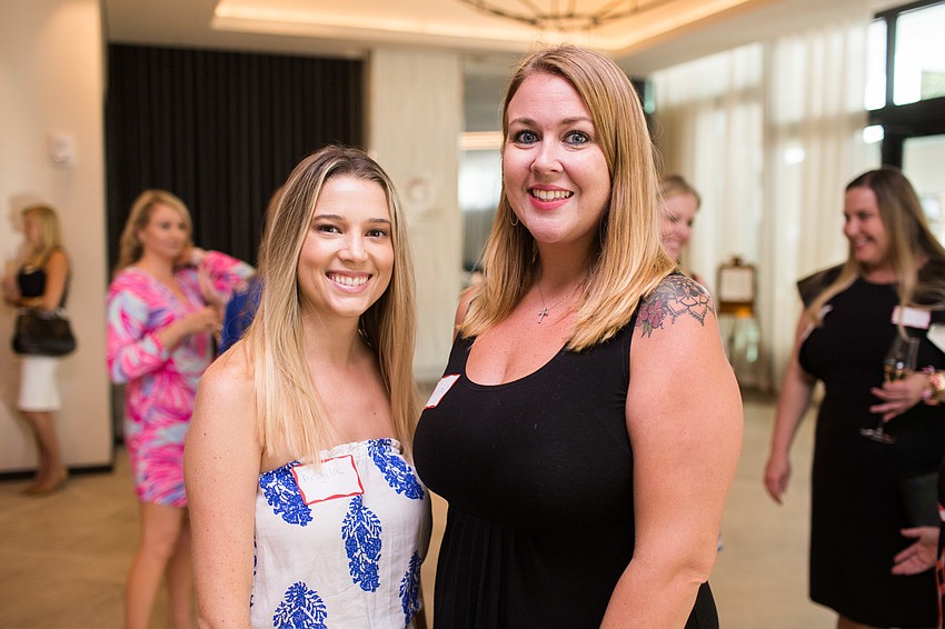 Angela Wentz and Lauren Bates