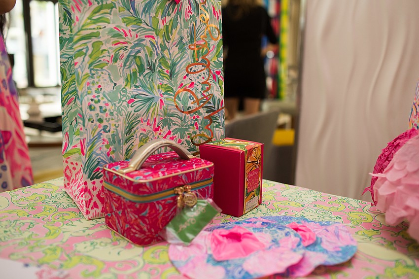 The members were gearing up for the annual JLS Lilly Pulitzer Luncheon + Fashion Show on Oct. 12.