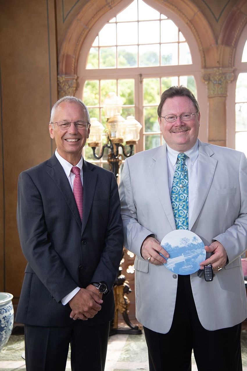 Executive Director Steven High and Ron McCarty. Photo by Daniel Perales