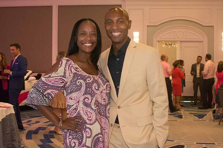 Rashea and Brandon Johnson