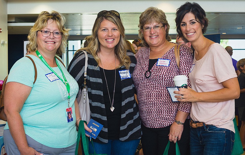 Wilkinson Elementary's  Laurel Hinds, Ashleigh Davis, Susan Nations, and Jessica Gardener