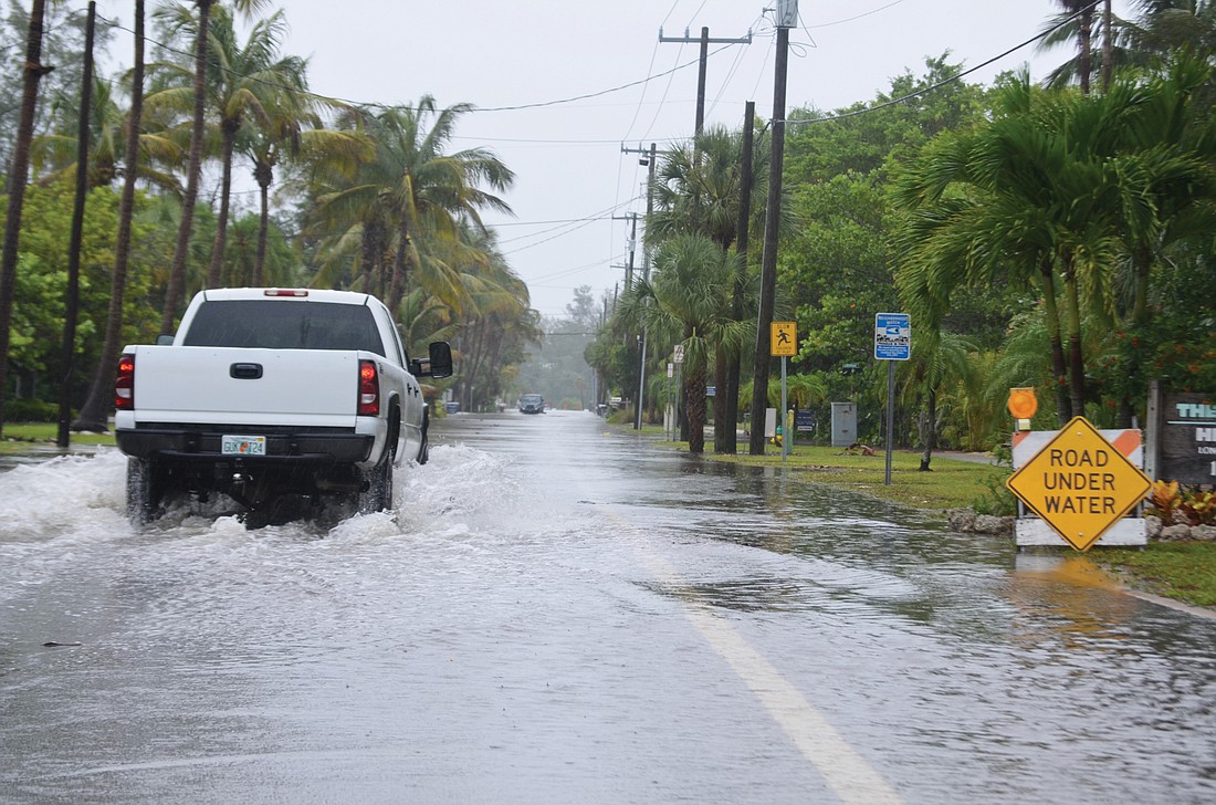 Flooding has taken place on Longboat Key&#39;s north end during high tides and bad weather.