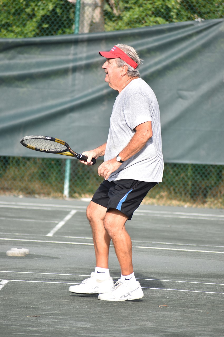 Bob Winters competes in a match on Aug. 29.
