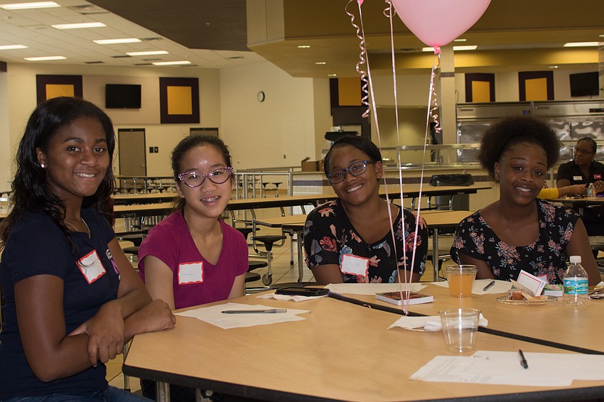 Kaila Stafford, Hannah Smith, Alisha Turner and Devin Johnson