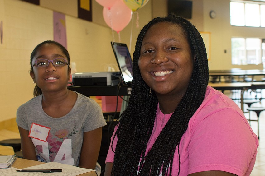 Sydney Dickson and Jaelyn Jenkins