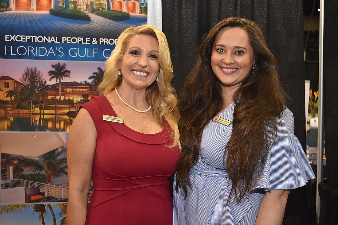 Sandi Dietrich and Kiley Eastman Riccardi of Michael Saunders & Company at last year&#39;s expo.