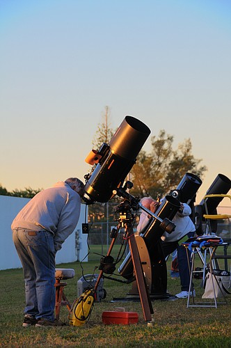 Sidewalk astronomy provides telescopes for viewers to take a closer look at space. Courtesy photo.