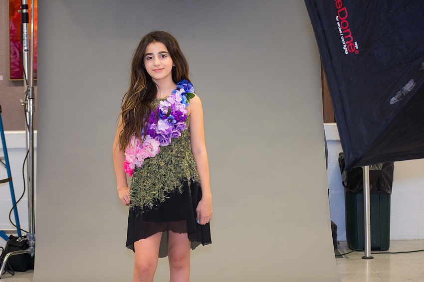 Tara Torehan designed a nature-inspired outfit. This will be her third time participating in iconcept, jr.