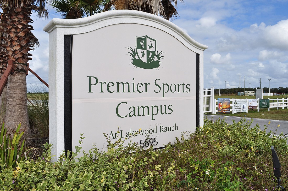The property being purchased is north of Premier Sports Campus. File photo.