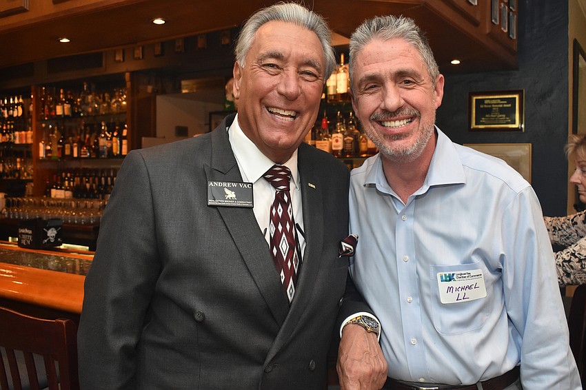 Andrew Vac and Michael Garey of event host The Lazy Lobster