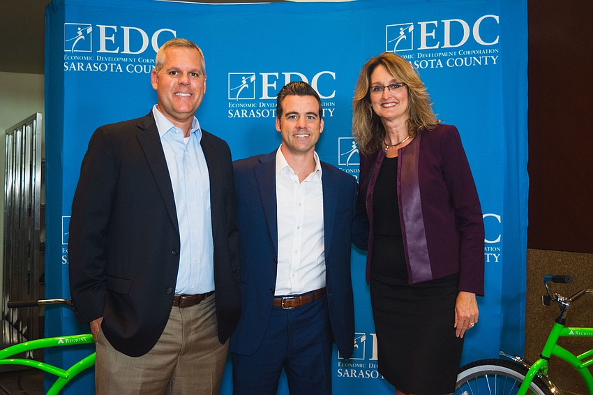 Fletcher Davidson, Chris Martin and Laura White