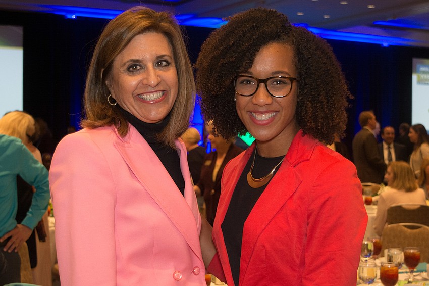 Incoming EDC Board Member Lisa Krouse and AJ Lee