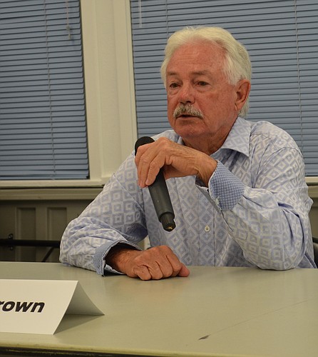 Jim Brown was elected to his current at-large seat in 2017. He plans to run for re-election in 2019.
