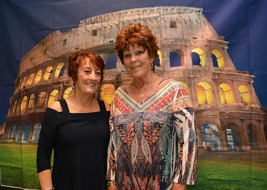 Event co-organizers MaryAnn McWilliams and Kay McKernan pose for a souvenir picture.