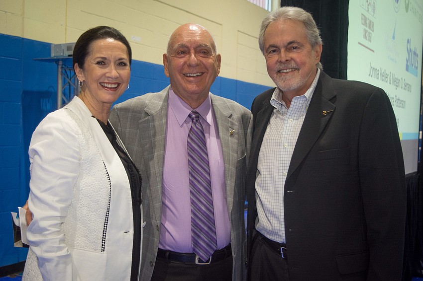 Mary Kenealy-Barbetta, Dick Vitale and Joe Barbetta