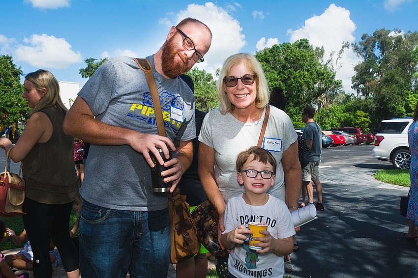 Justin Anderson, Kathy Rance and Gavan Anderson