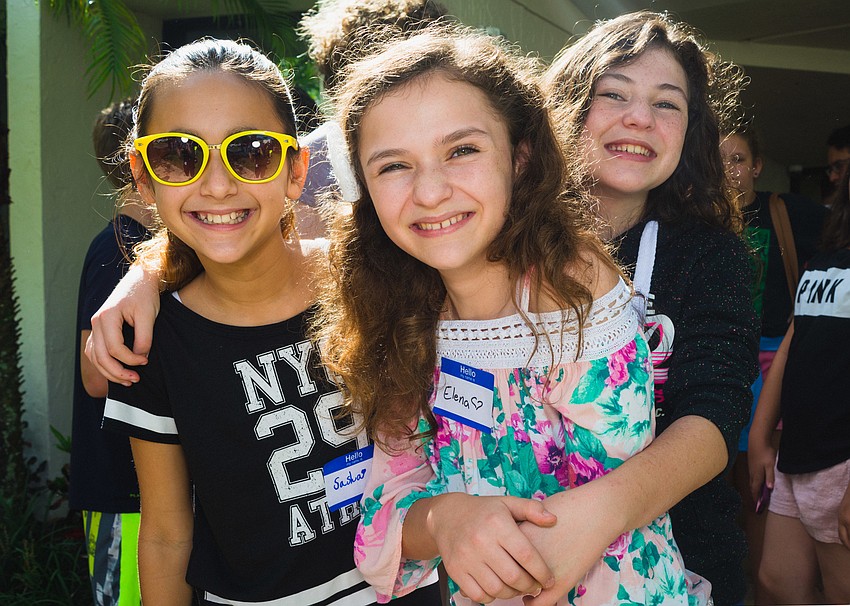 Sasha Drapkin with Elena and Katerina Herman