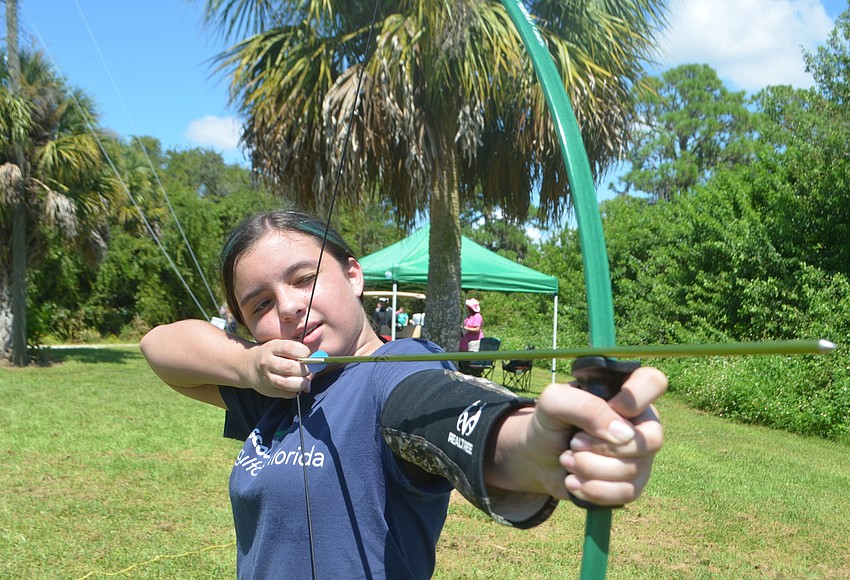 Your Observer Photo Bradenton's Hailey Lopez, 11, demonstrates