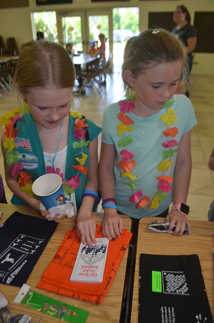 Bradenton's Amelia Cooper, 9, and Mya Gorris, 9, say they had such a good time at Camp Honi Hanta last year, they came back.