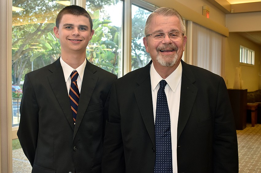 Spencer and Rabbi Stephen Sniderman