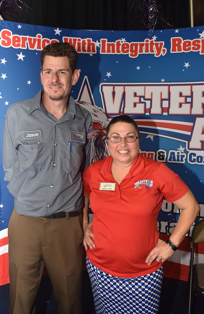 Jason Haynes and Debbie Shaffer of Veteran Air