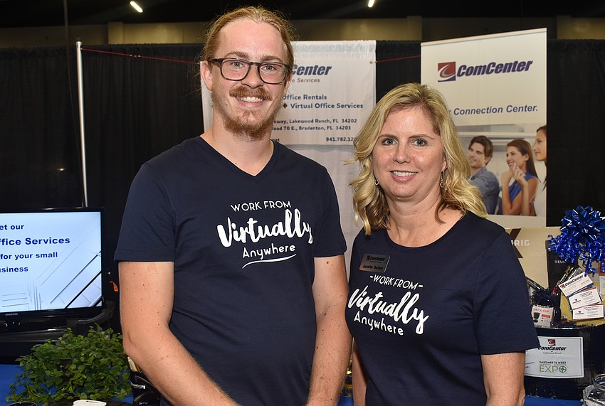 James Munch and Jennifer Golden of ComCenter