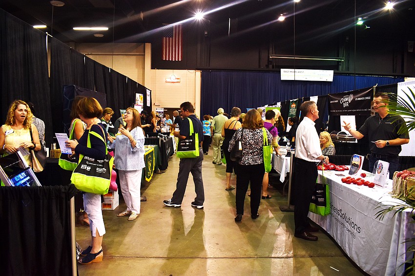 The vendor booths, of which there are 90, sold out a month before the event.