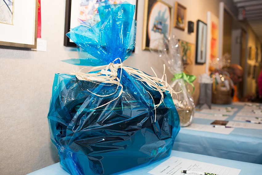 Auction items were available for silent bids throughout the brunch hour.