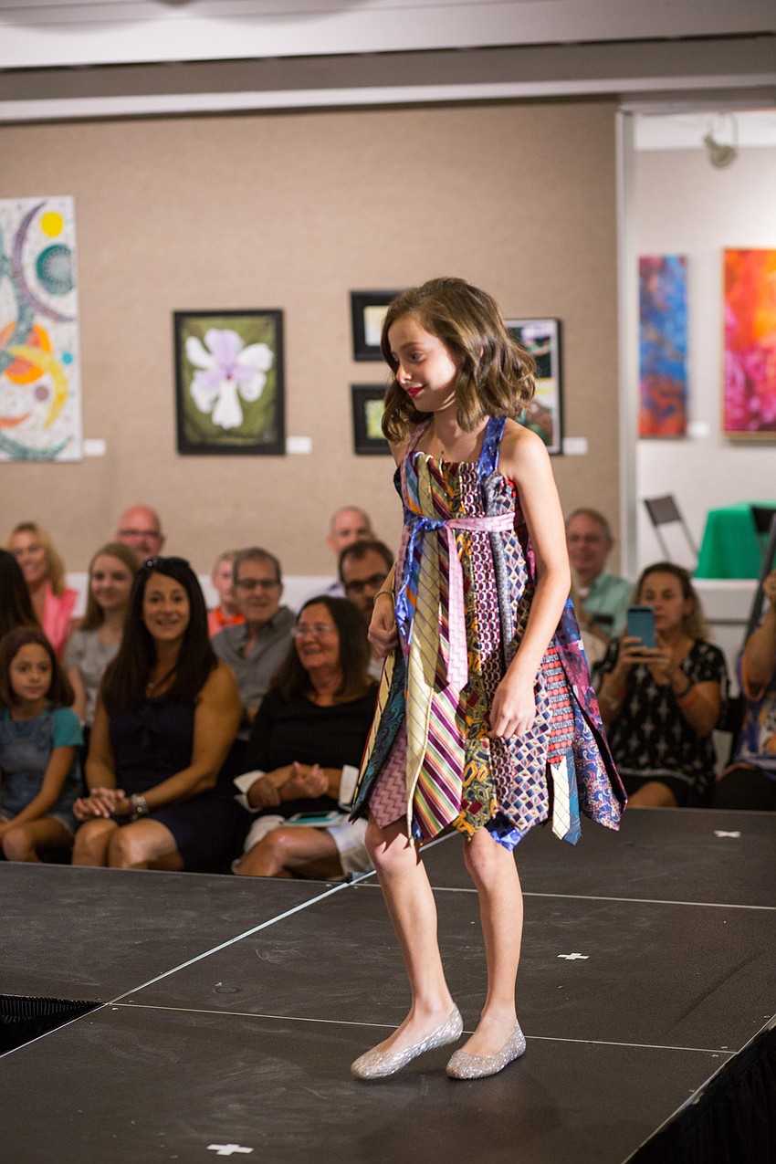 Alexa Dragatsis says she got her inspiration from seeing her Dad travel to the airport in his necktie.