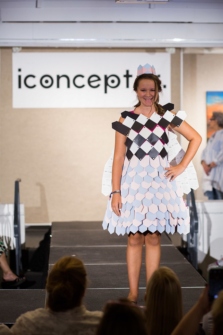 Marissa Fraser and her family collected paint samples for her design.