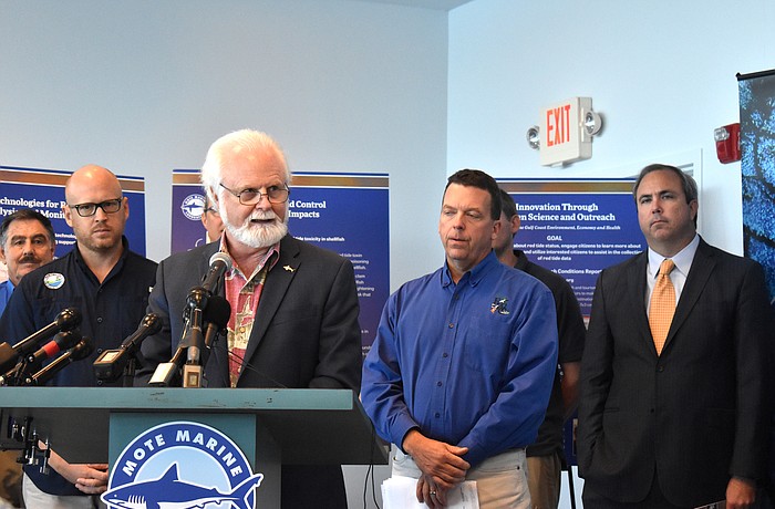 Mote President and CEO Michael Crosby said research needs to keep moving forward, as more needs to be learned about the force and functions that cause red tide.