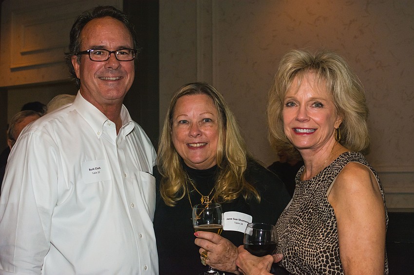 Burt Clark, Jane Sue Shunway and Susan Sapp Noble