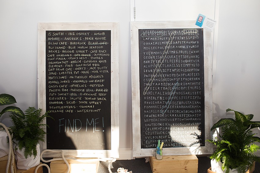 A word search for the original restaurant names was set up.