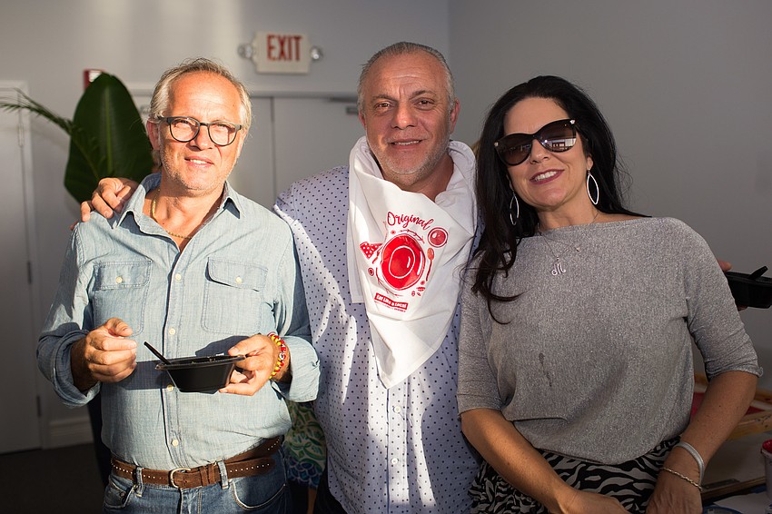 Mardino Bello, Maurizio Colucci and Michelle Teeter