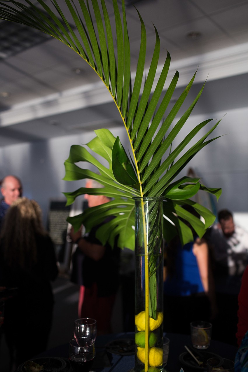 TigerLilly decorated the New Pass Room with tropical pieces.