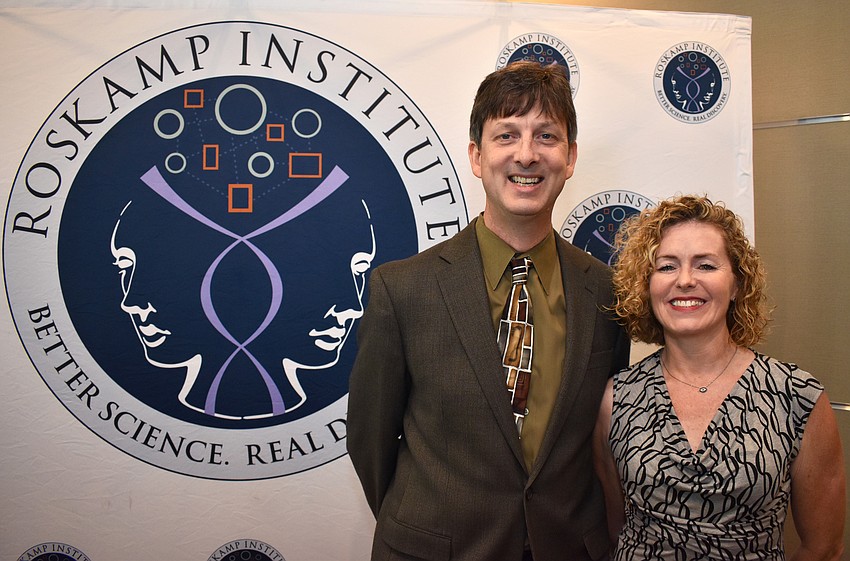 Speakers Dr. Andrew Keegan and President and CEO Fiona Crawford