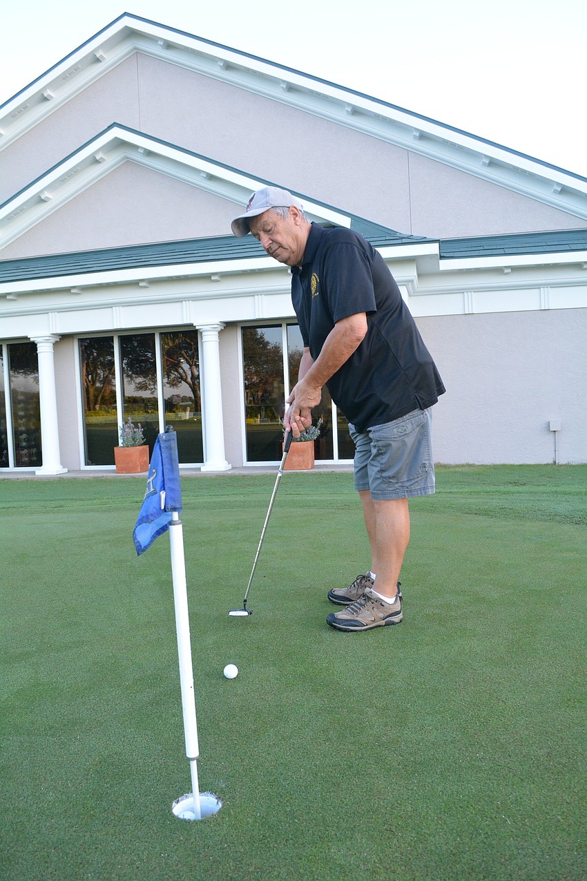 Sarasota's Pat Larocca wanted to support another Elks lodge. He is an Elk with the Piscataway Elks in New Jersey.