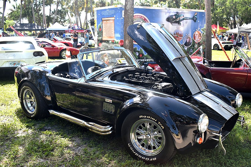 A Ford Cobra was on display for car enthusiasts to check out.
