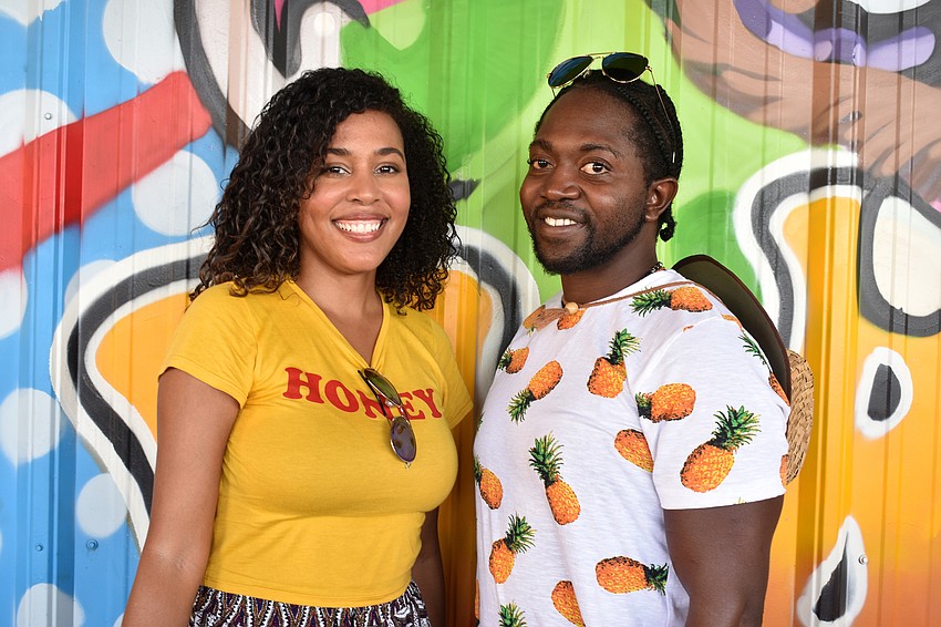 Sarasota Young Professionals Group Event Chairwoman Lauren Joseph and Co-Chairman Leroy Presley