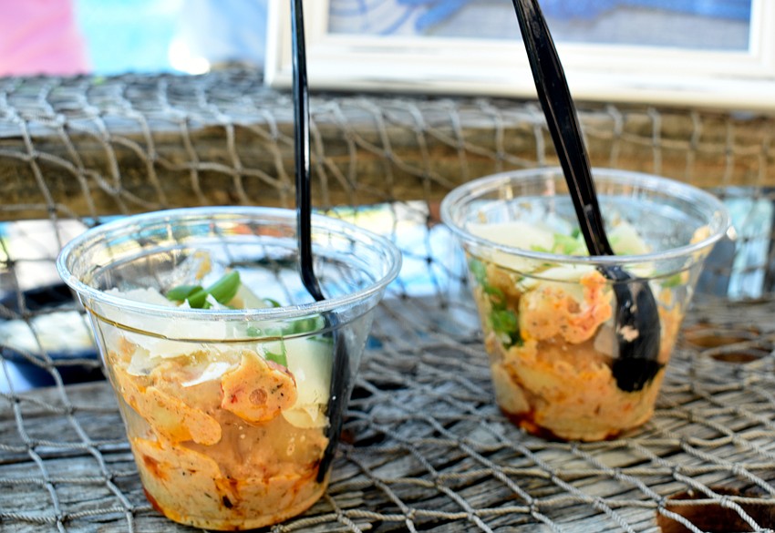 The Seafood Shack served crawfish mac ‘n cheese.