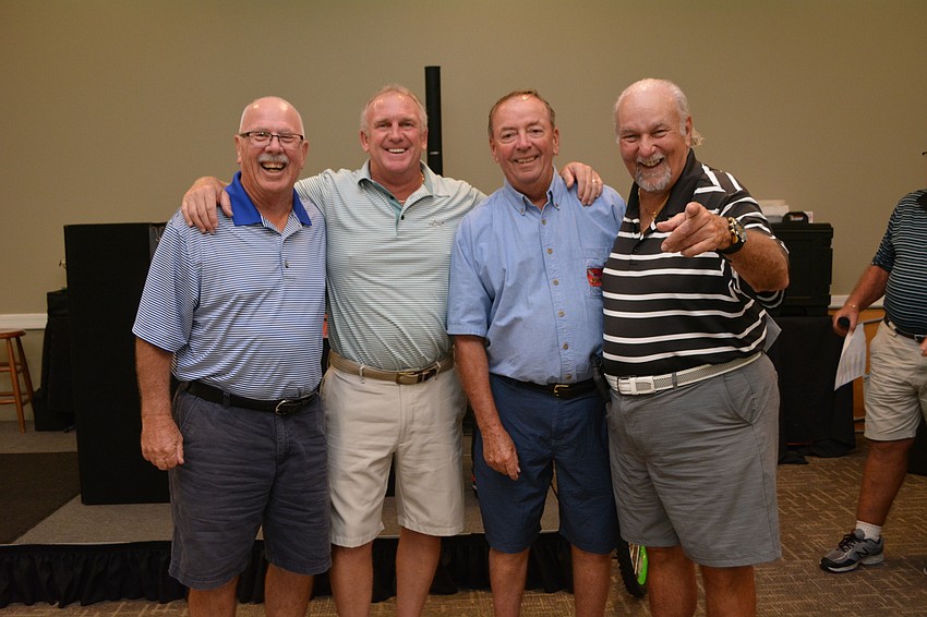 The winning foursome was Paul Stevenson, Greg Pickwell, Bob Larkin and Carl Desimone.