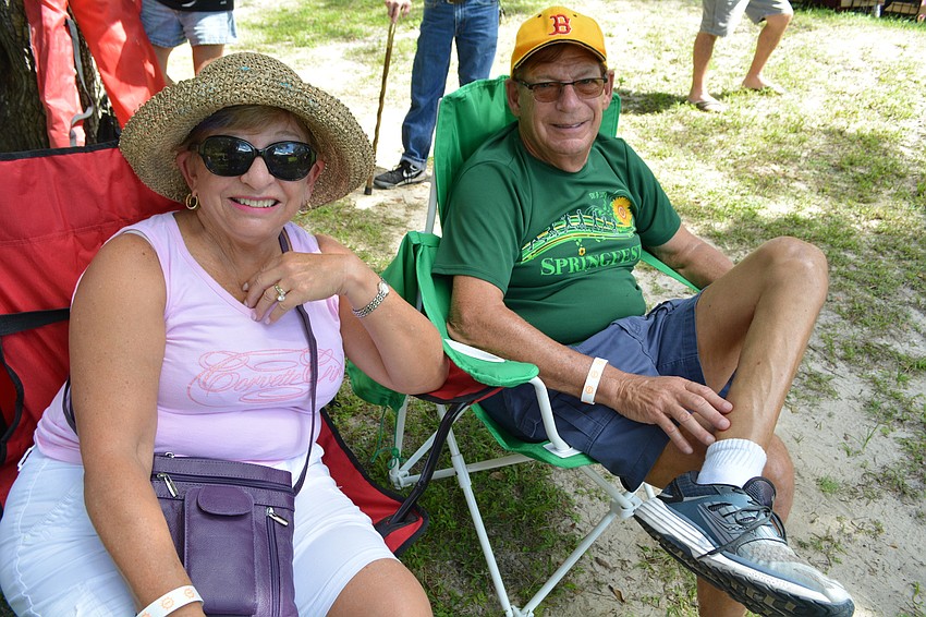 Palm Aire's Arlene and Danny Kates love bluegrass even though they are from Boston.