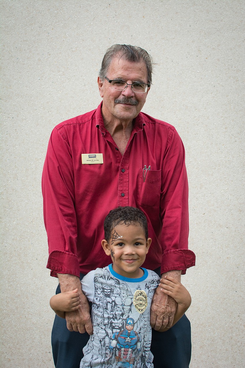 Joshua La Voy with his grandfather Wilson La Voy.