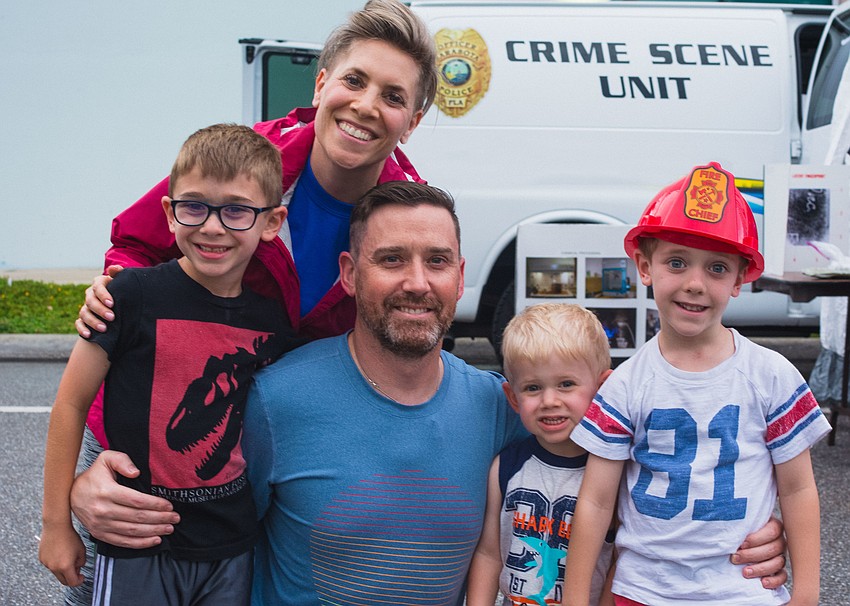 Jaime Lee (back) with her family Justin, Gadsden, Ryder and Casey Lee.